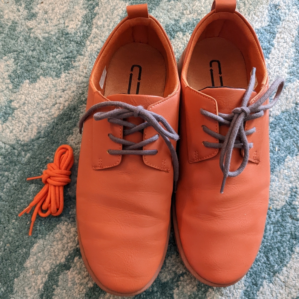 Ponto Shoes Orange Oxfords Women's 9.5